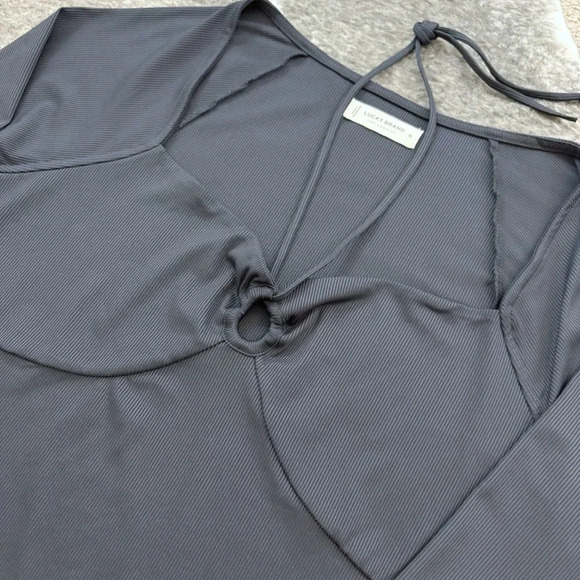 Lucky Brand Keyhole Halter Top - Picture 6 of 12